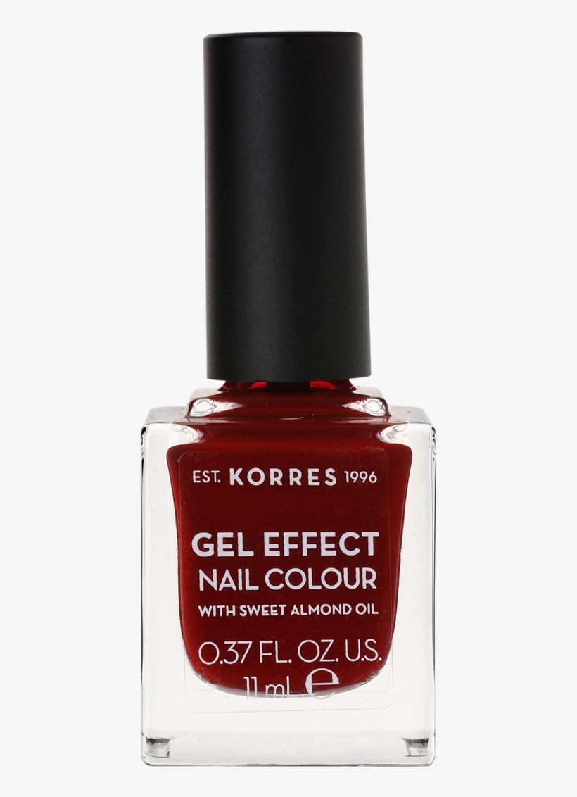 Korres Gel Effect Nail Colour Berry Addict, transparent png