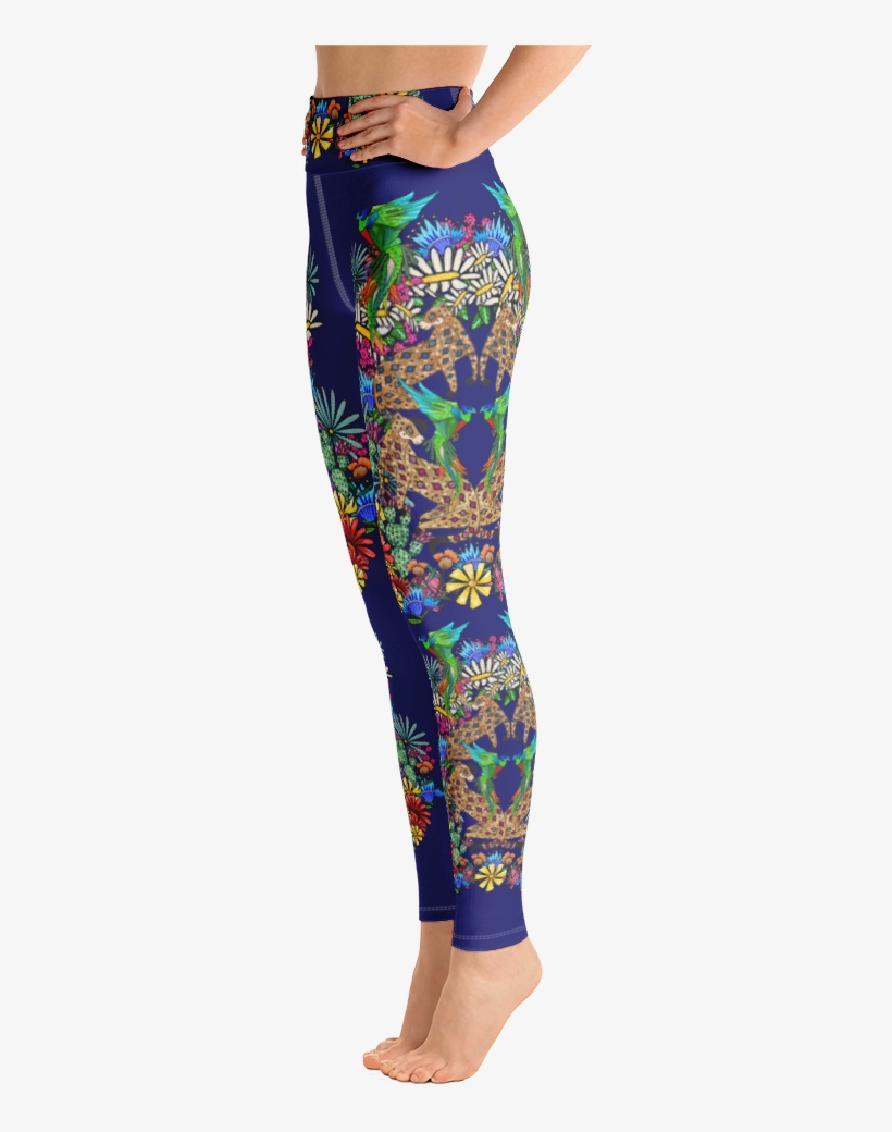 Mayan Enchantment Yoga Pants Imperial Blue, transparent png