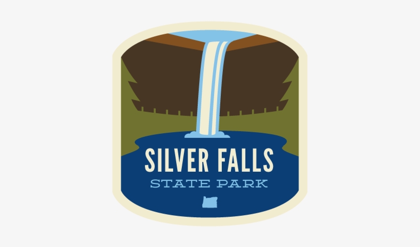 Silver Falls State Park Sticker - Label, transparent png
