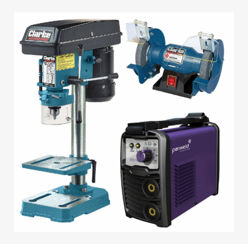 Parweld Xts 142 Mma Inverter Welder With Leads, Clarke - Pillar Drill, transparent png