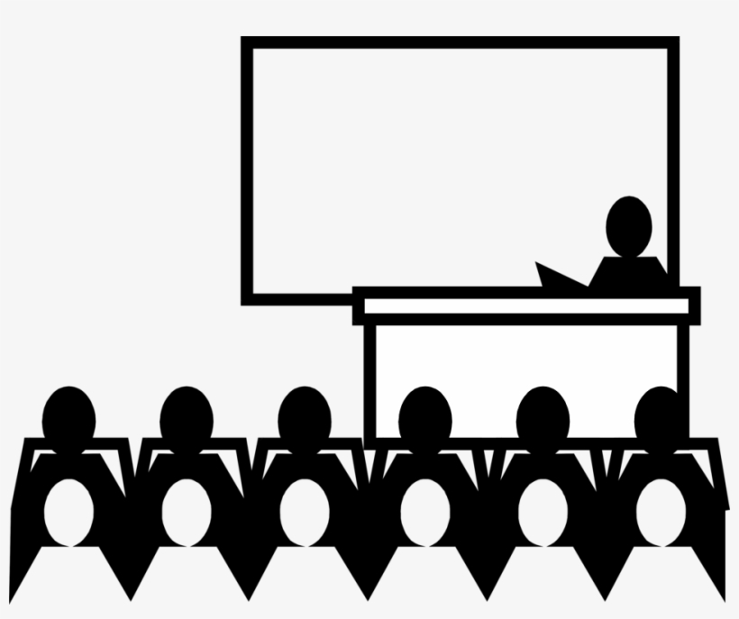 Teacher Talking To Student Clipart Black And White - Lectures Clipart, transparent png