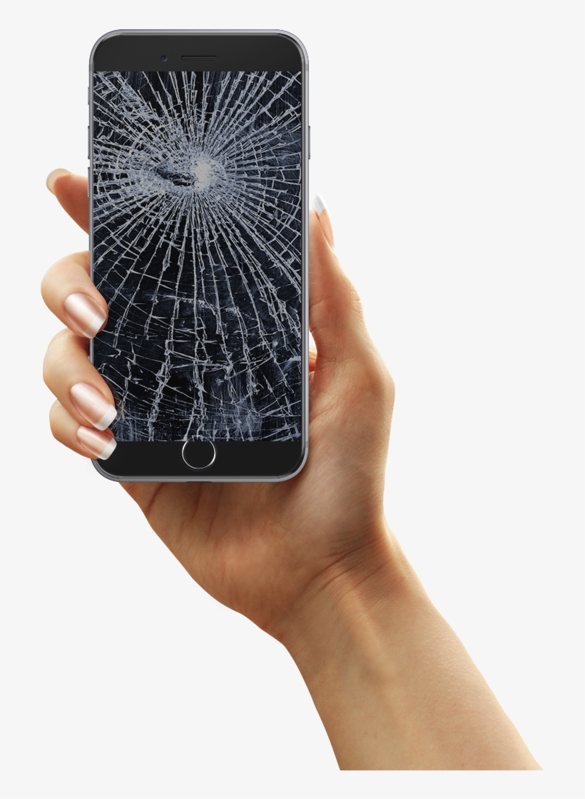 Shattered - Iphone X Case Ring Wireless Charger, transparent png