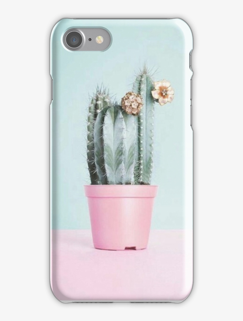 Cute Cactus Iphone 7 Snap Case - Pastel Cactus, transparent png