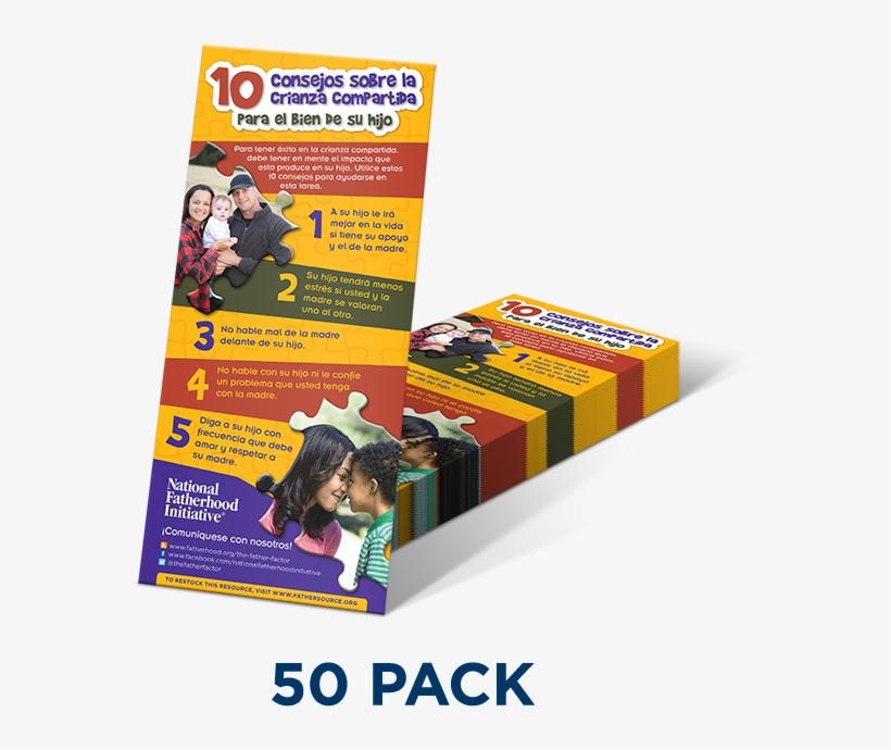 10 Tips On Co-parenting For The Sake Of Your Child - Flyer, transparent png