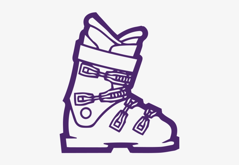 Ski Boot Fitting - Ski Boots Silhouette, transparent png