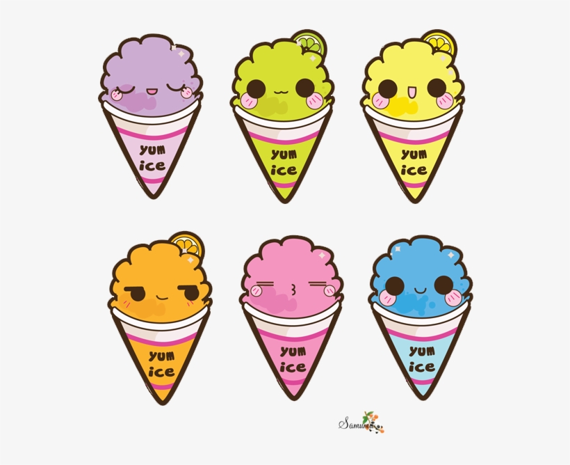 Jpg Freeuse Download Pics Renders Aliment Dessert Glace - Cute Snow Cone, transparent png