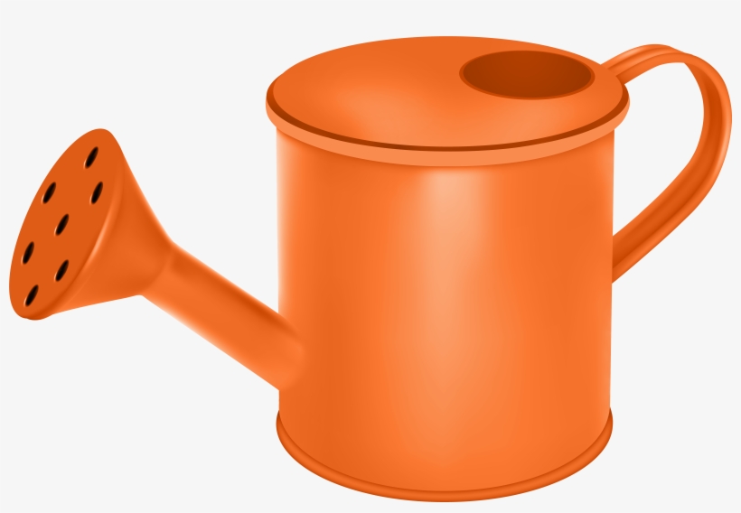 Watering Can Orange Transparent Image - Watering Can, transparent png