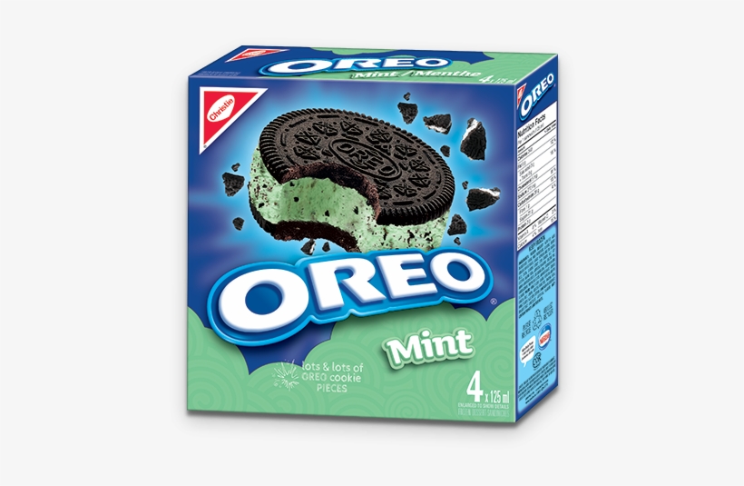 Oreo Menthe - Chocolate Oreo Ice Cream Sandwich, transparent png