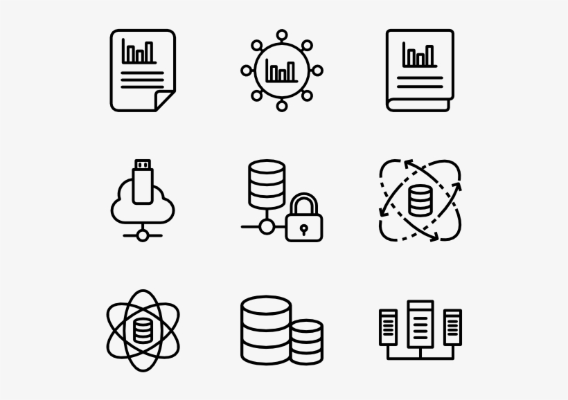 Data Science - Attachment Icons, transparent png