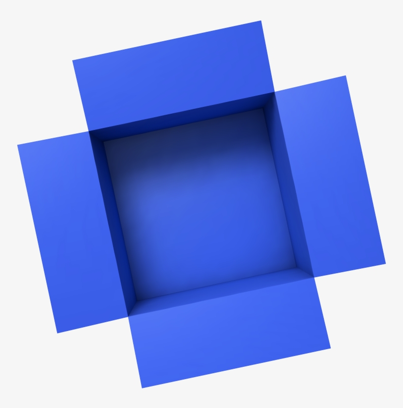 Blue Square Png - Paper, transparent png