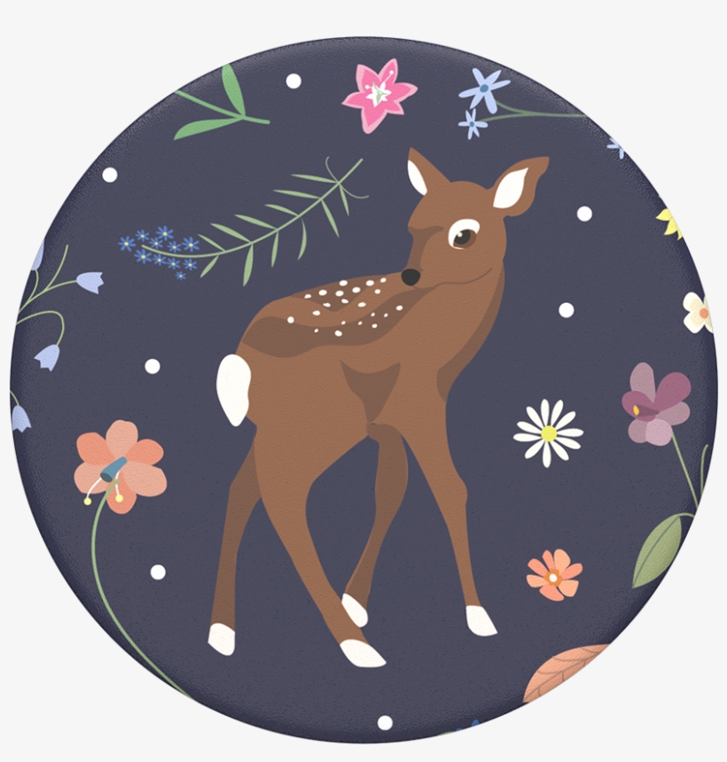 Fawn John, Popsockets - Roe Deer, transparent png