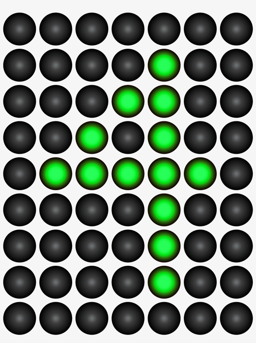 Digital Number Four Green Png Clip Art Image - Round Color Coding Labels Pink, transparent png