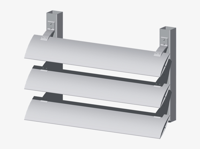 On Independent Bearing Structures - Brise Soleil Vertical Aluminium, transparent png