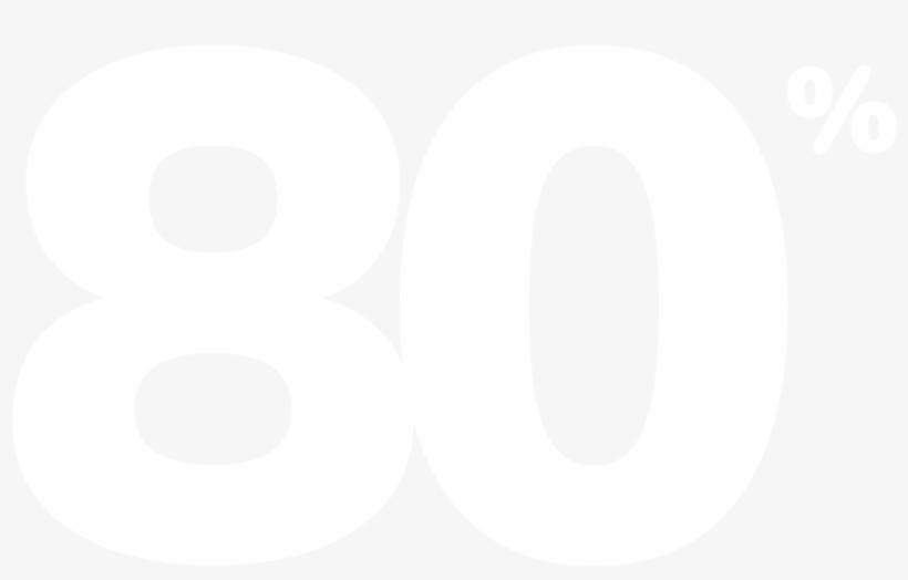 80% Of Adults Suffer From Digital Eye Strain - Circle, transparent png