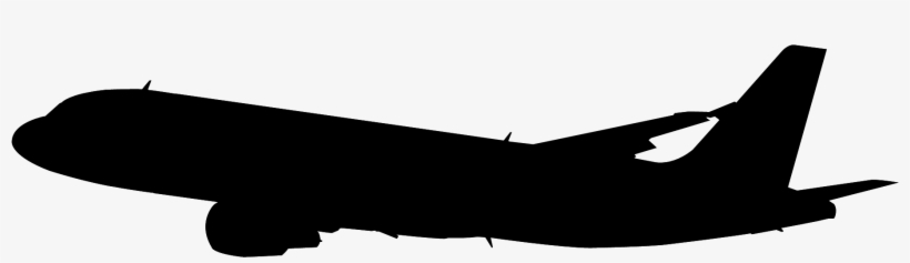 Airplane Silhouettes - Silhouette, transparent png