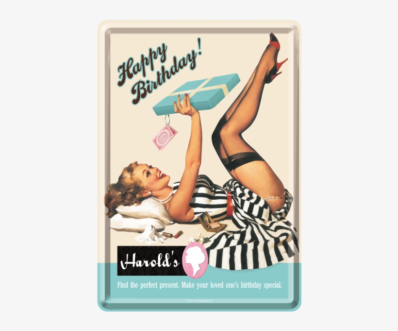 Pin Up Happy Birthday Images - Pin Up Birthday, transparent png