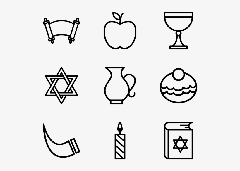 Hanukkah - Phone Email Icon Png, transparent png