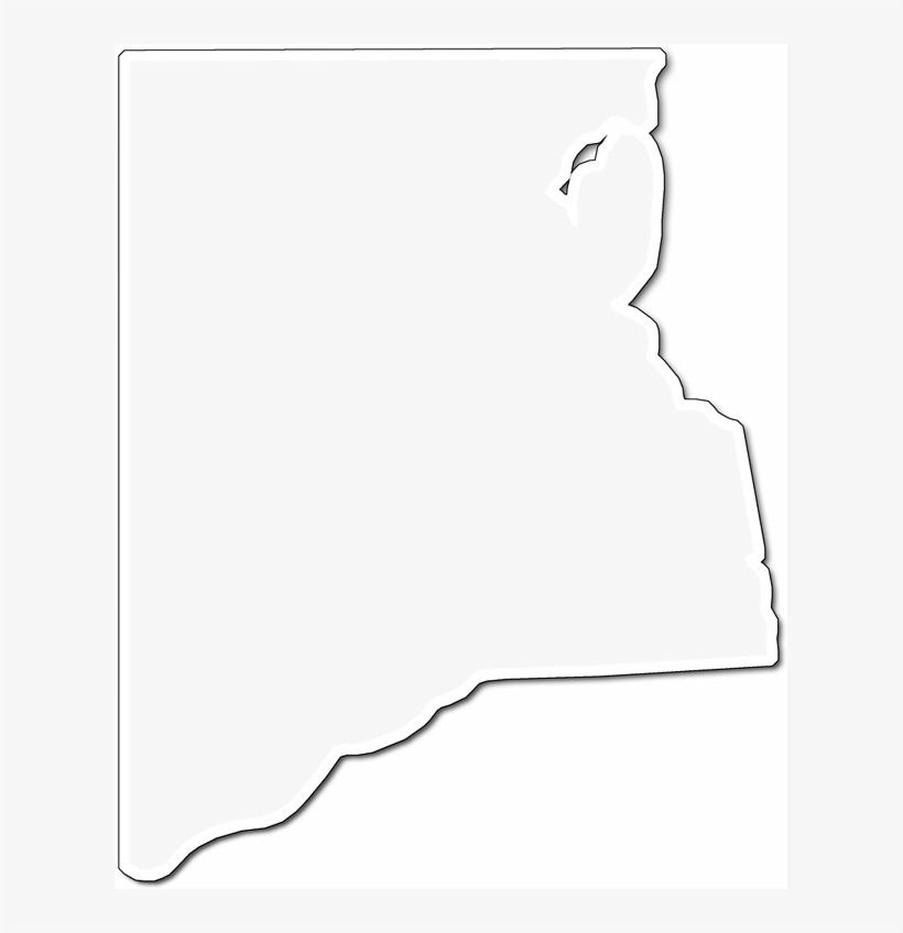 A Map Of Clay With An Outer Shadow Around The Map Area - Orange Gradient, transparent png