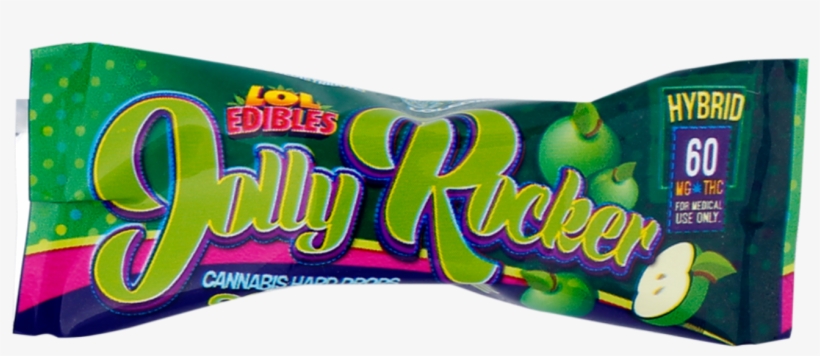 Green Apple 60mg By Lol Edibles - Snack, transparent png