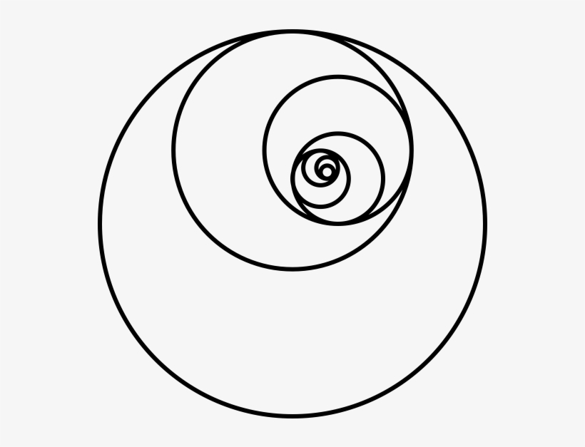 Golden Ratio Circle Png, transparent png