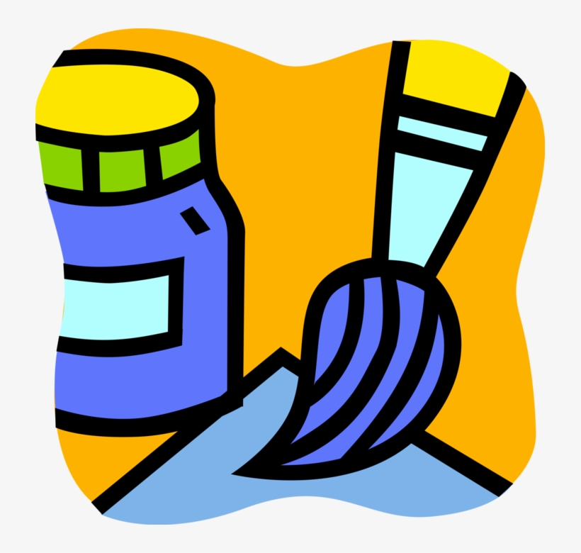 Vector Illustration Of Visual Arts Artist's Paint And, transparent png