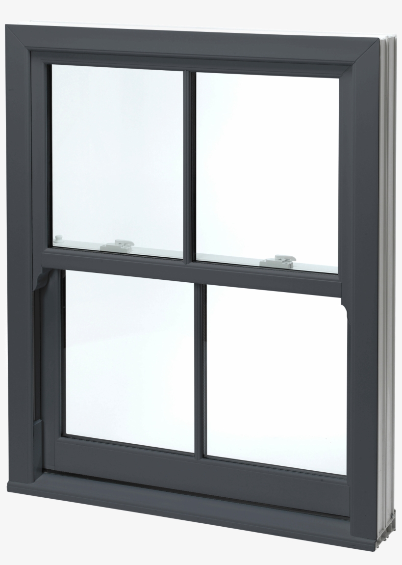 Pick A Colour - Grey Upvc Sash Windows, transparent png