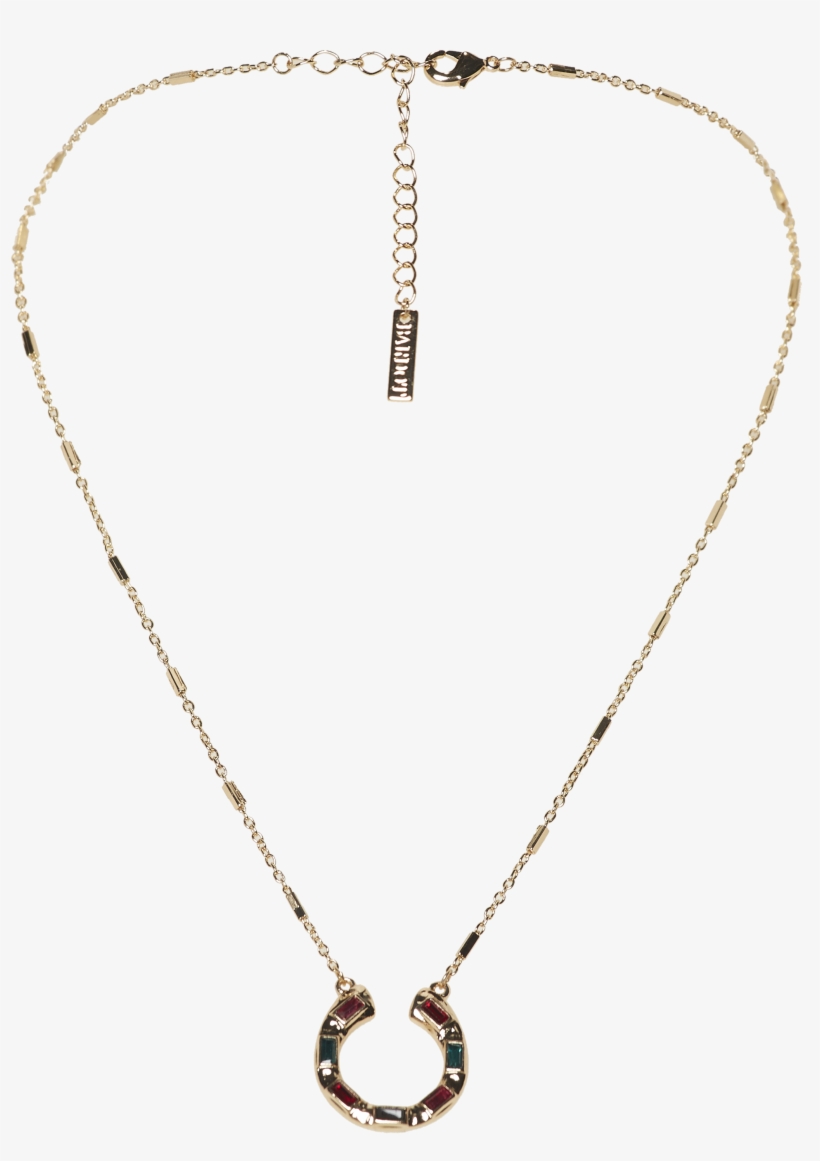 Horse Shoe Necklace In Colour Gold Earth - Necklace, transparent png
