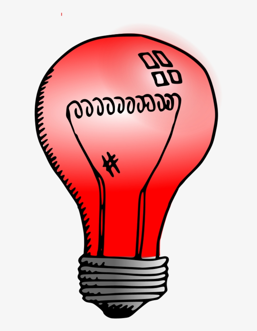 Light Bulb Cartoon - Black And White Light Bulb Clip Art, transparent png