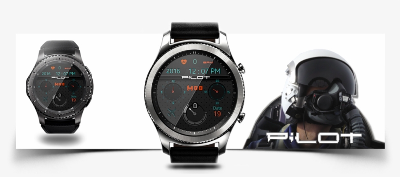 Info Mod Pilot Watch - Gear 3 Classic, transparent png