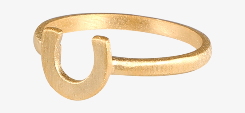 Sweet Ring In Sterling Silver With A Horseshoe - Body Jewelry, transparent png