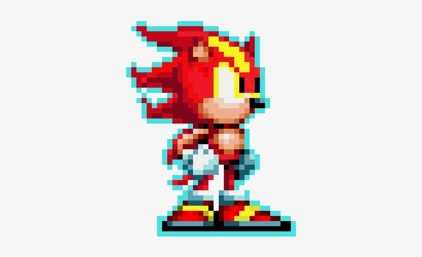 Ultra Instinct Flame The Hedgehog - Sonic Mania Sprite Png, transparent png