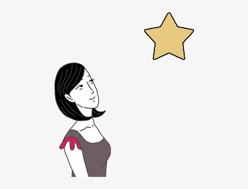 Star Symbol In Tea Leaves - Cartoon, transparent png