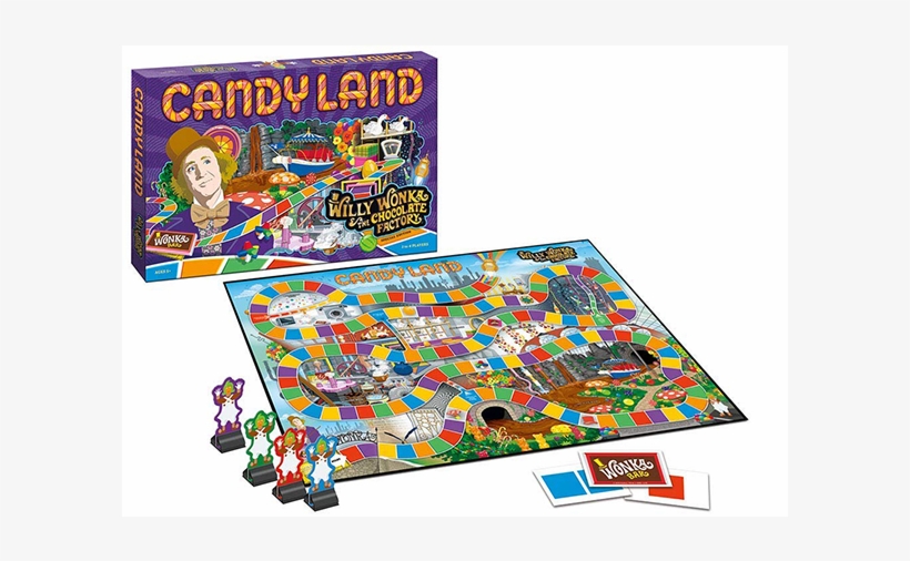 Usaopoly Willy Wonka Candy Land - Willy Wonka Candyland Game, transparent png