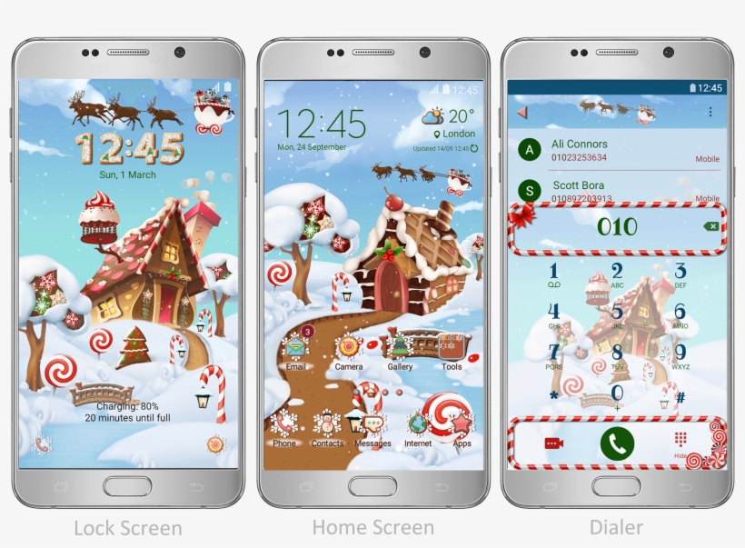 Christmas Candyland - Iphone, transparent png