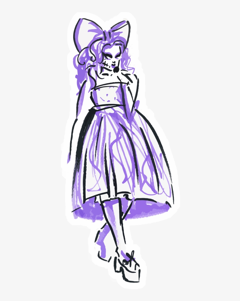 Dragpunk Presents Candyland @ The Nightingale Club - Illustration, transparent png