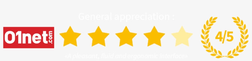 Helixee 01net Review Stars - Star, transparent png