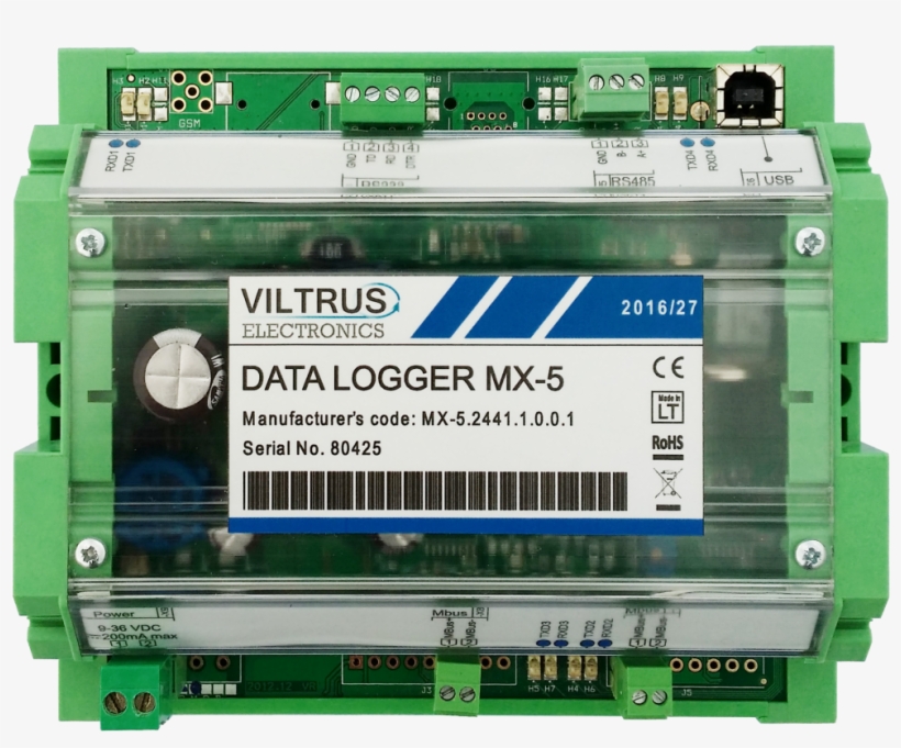 Mx 5 Data Logger Ethernet Sd Card Slot Usb Data Req - 434 Wireless Mbus Oms Receiver, transparent png