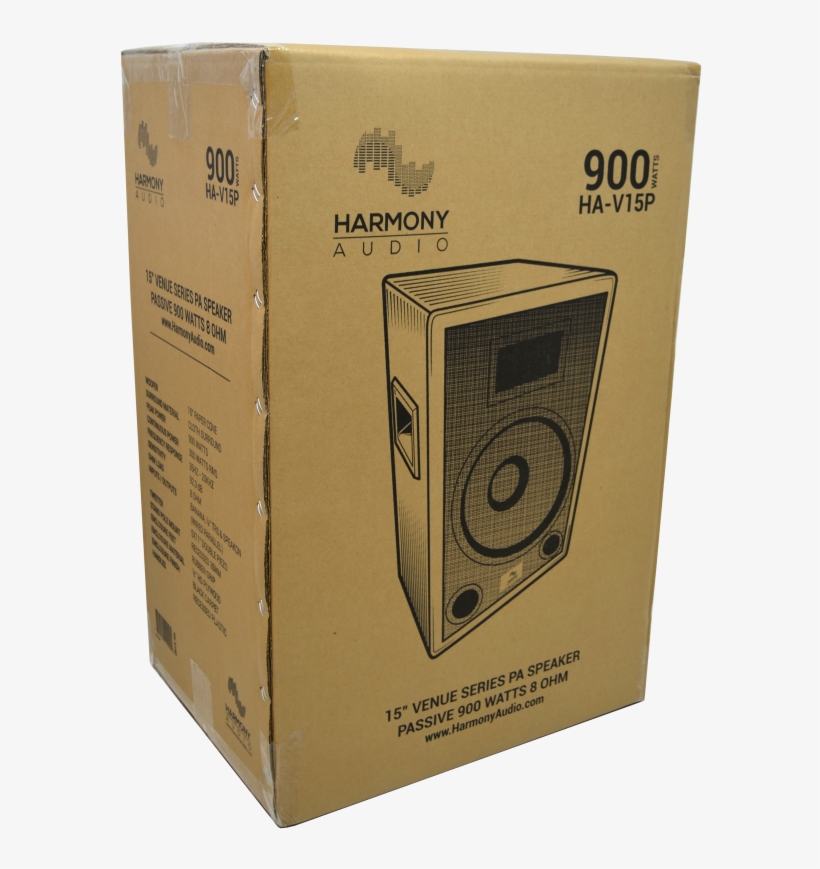 Harmony Audio Ha V15p Dj Venue Series 900 Watt Passive - Studio Monitor, transparent png