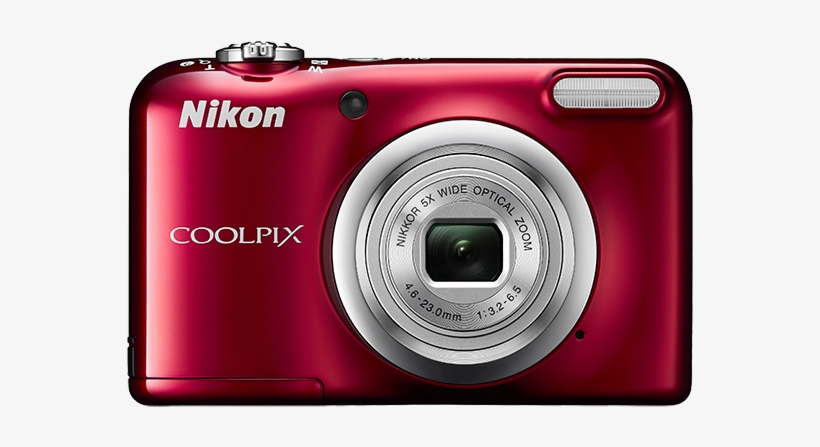 Nikon Coolpix A10 Digital Camera - Nikon Coolpix A10 Red, transparent png