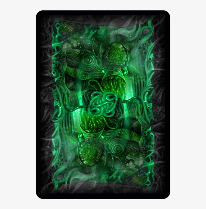 Playing Card Back Design - Fractal Art, transparent png