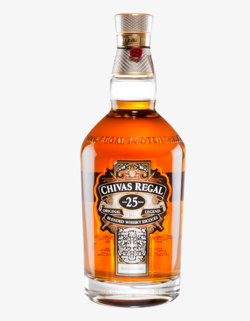 Whisky Chivas Regal 25 Anos 70cl - Chivas Regal, transparent png