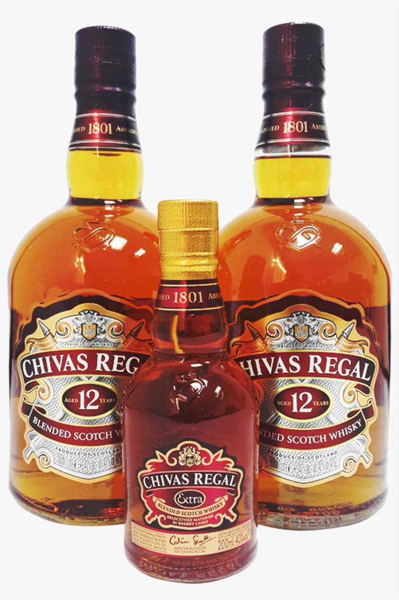 Chivas Regal 1 Liter Twinpack Chivas Regal Extra 20cl[scotland] - Blended Whiskey, transparent png