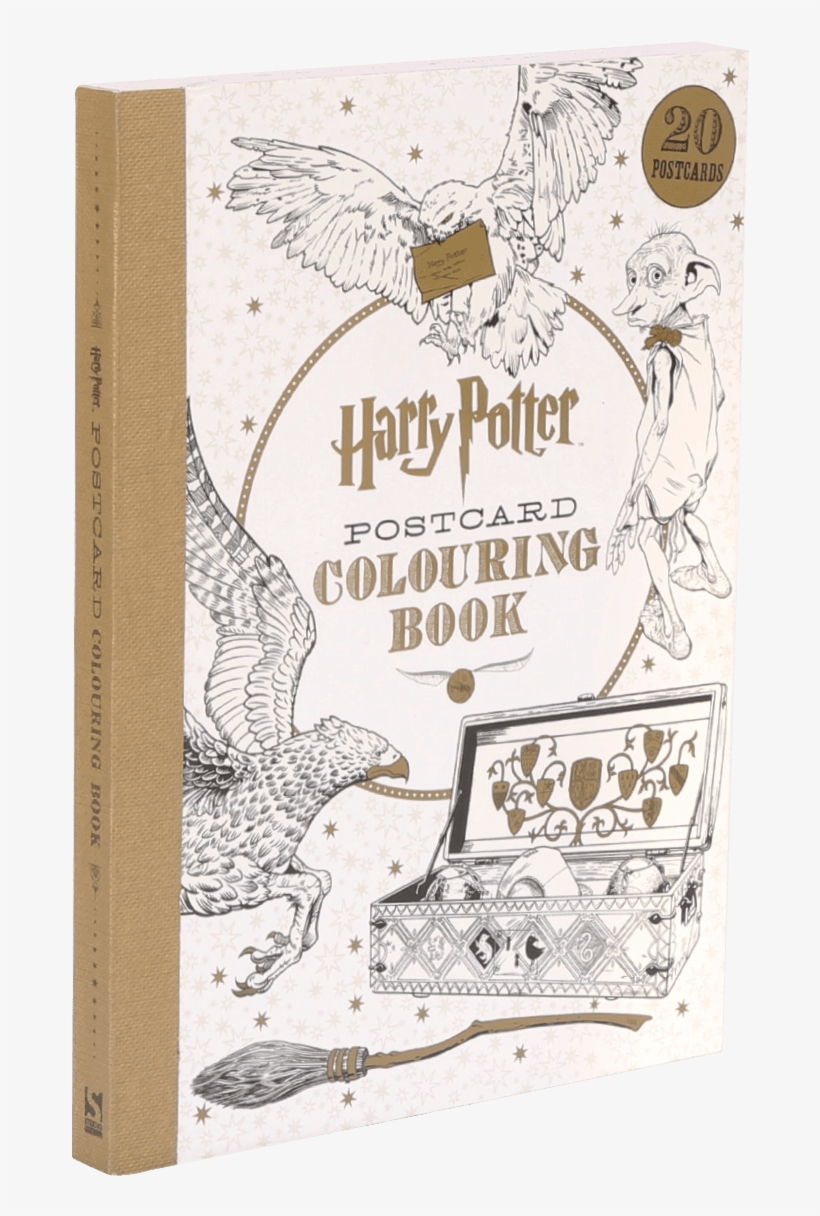 Harry Potter Postcard Coloring Book, transparent png