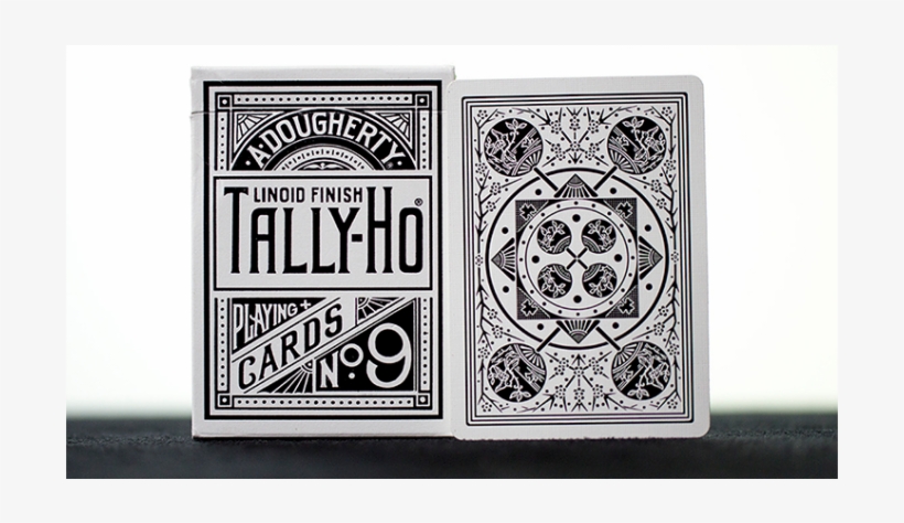 White Tally-ho Playing Cards - White Tally Ho Playing Cards, transparent png