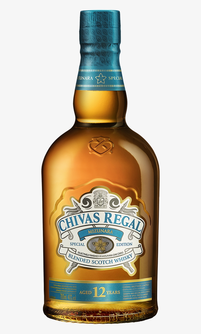 Chivas Regal Scotch Whisky 12 Year Old Mizunara Edition - Chivas Regal, transparent png