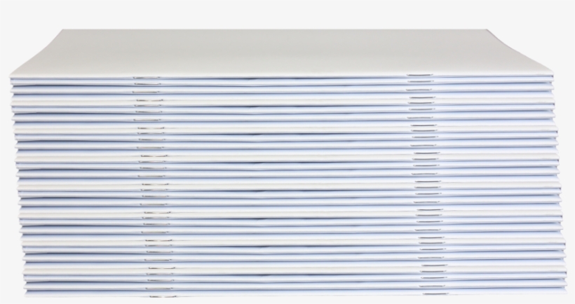 5 X 11 Soft Cover Blank Books Set Of 24 Open Stacked - Window Blind, transparent png