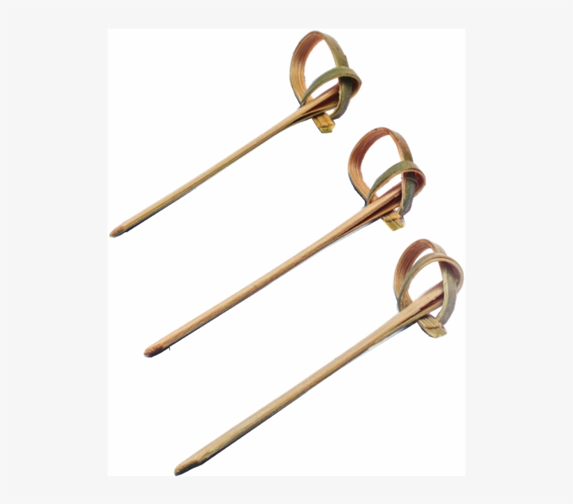 Biodore® Cocktail Sticks, Knot Cocktail Sticks, Bamboo, Earrings