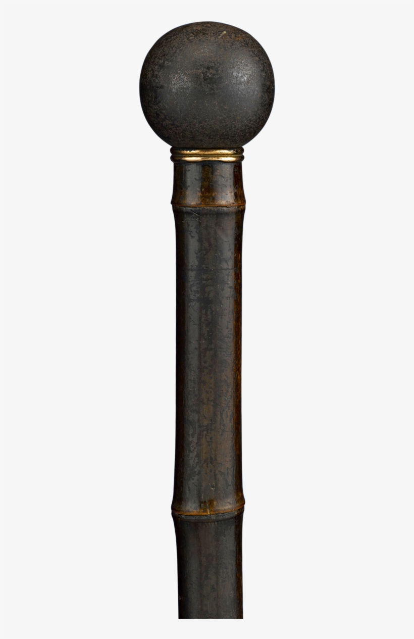 Bamboo Cosh Walking Stick - Wood, transparent png
