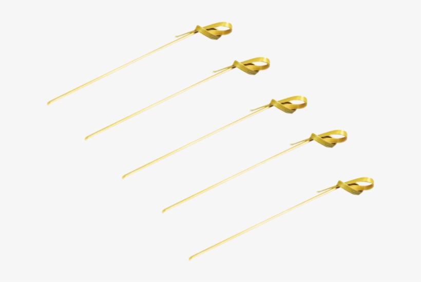 Biodore® Cocktail Sticks, Knot Cocktail Sticks, Bamboo, - Brass, transparent png