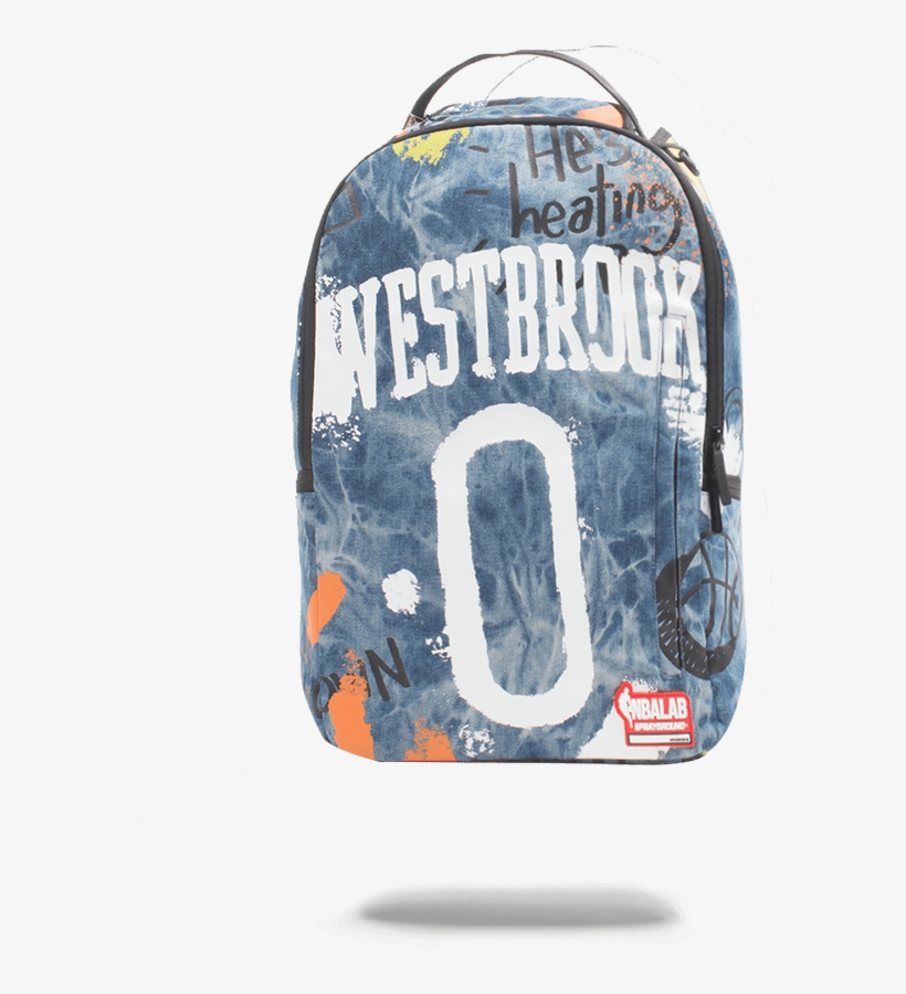 Sprayground Nba Westbrook Denim Backpack - Backpack, transparent png